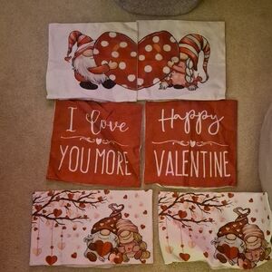 Valentine's Day Gnome Pillow Covers
